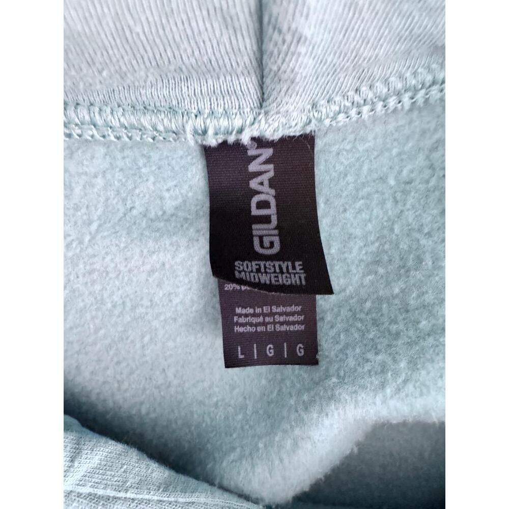 Gildan Grey Graphic Print CIMI Logo Catalina Island Marine Institute Hoodie L - Picture 5 of 8